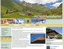 Tablet Screenshot of en.valle-tures-aurina.com